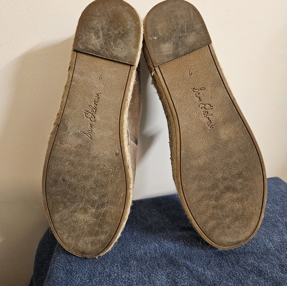 Sam Edelman Nubuck Tan Espadrille Platform - Picture 8 of 8